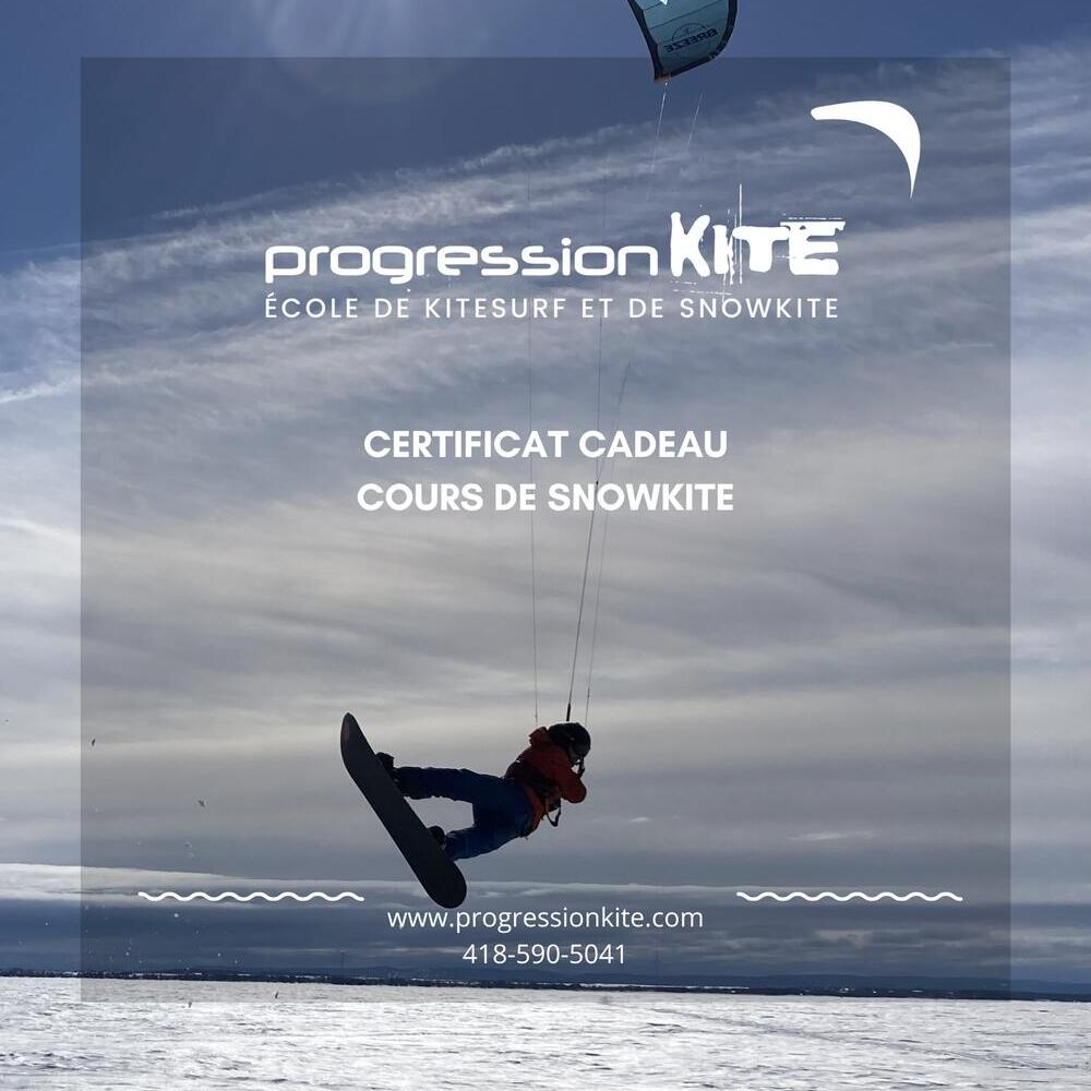 Certificat cadeau forfait snowkite 6h semi-privé image
